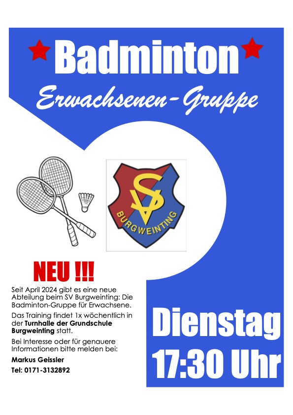 Badminton Flyer